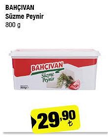 Bahçıvan Süzme Peynir 800 g image