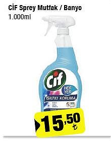 Cif Sprey Mutfak/Banyo 1000 ml image