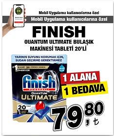 Finish Quantum Ultimate Bulaşık Makinesi Tableti 20'li image