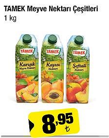 Tamek Meyve Nektarı Çeşitleri 1 kg image