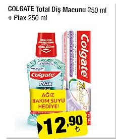 Colgate Total Diş Macunu 250 Ml + Plax image