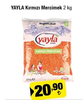 Yayla Kırmızı Mercimek 2 Kg image