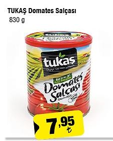 Tukaş Domates Salçası 830 G image