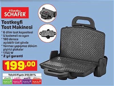 Schafer Tostkeyfi Tost Makinesi image