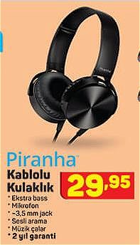 Piranha Kablolu Kulaklık image