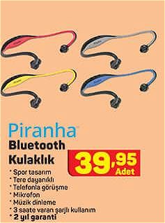 Piranha Bluetooth Kulaklık image