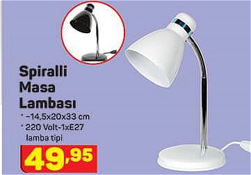 Spiralli Masa Lambası image