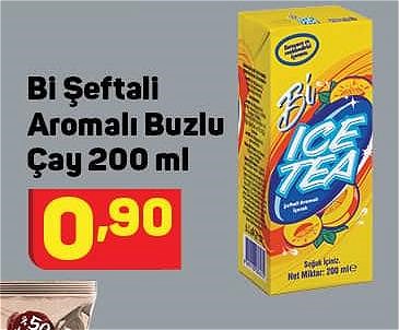 Bi Şeftali Aromalı Buzlu Çay 200 ml image