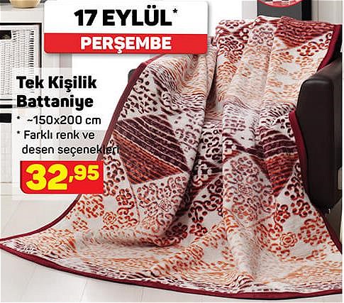 Tek Kişilik Battaniye 150x200 cm image