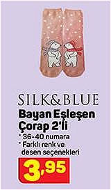 Silk&Blue Bayan Eşleşen Çorap 2'li image