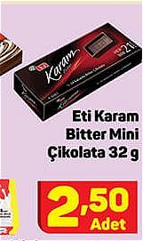 Eti Karam Bitter Mini Çikolata 32 g image