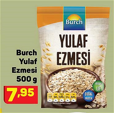 Burch Yulaf Ezmesi 500 g image