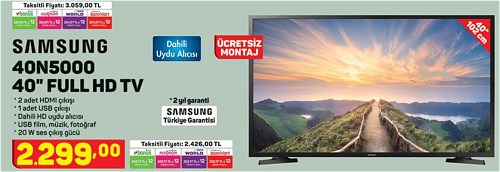 Samsung 40N5000 40"102 cm Full Hd Tv image