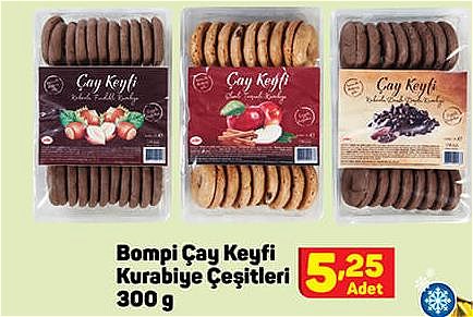 Bompi Çay Keyfi Kurabiye Çeşitleri 300 g image