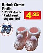 Bebek Örme Patik image