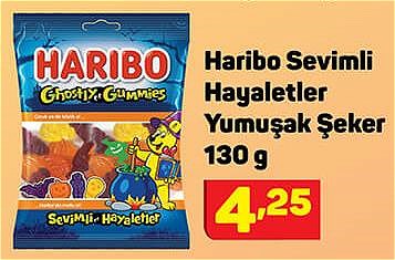 Haribo Sevimli Hayaletler Yumuşak Şeker 130 g image