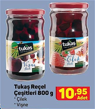 Tukaş Reçel Çeşitleri 800 g image