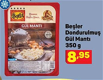 Beşler Dondurulmuş Gül Mantı 350 g image