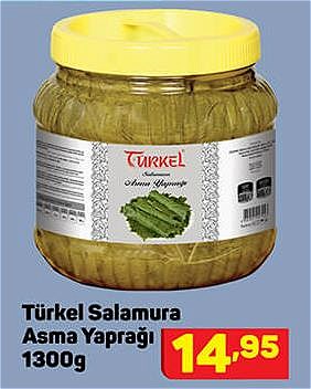 Türkel Salamura Asma Yaprağı 1300 g image