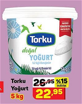 Torku Yoğurt 5 kg image