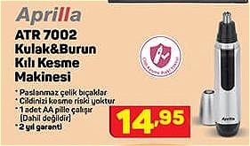 Aprilla ATR 7002 Kulak&Burun Kılı Kesme Makinesi image