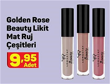 Golden Rose Beauty Likit Mat Ruj Çeşitleri/Adet | İndirimde Market
