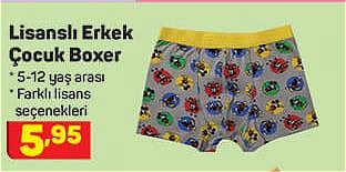 Lisanslı Erkek Çocuk Boxer image