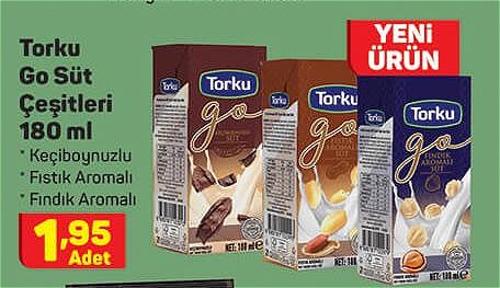 Torku Go Süt Çeşitleri 180 ml image