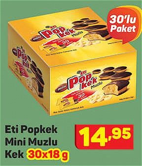 Eti Popkek Mini Muzlu Kek 30x18 g image