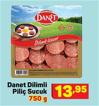 Danet Dilimli Piliç Sucuk 750 g image