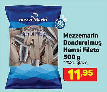 Mezzemarin Dondurulmuş Hamsi Fileto 500 g image