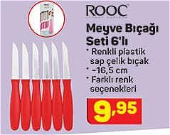 Rooc Meyve Bıçağı Seti 6'lı image
