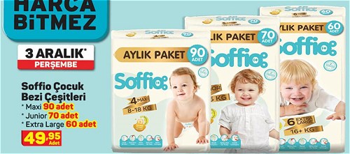Soffio Çocuk Bezi Çeşitleri image