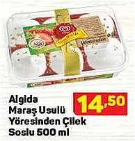 Algida Maraş Usulü Yöresinden Çilek Soslu 500 ml image