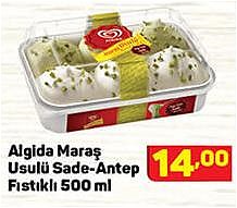 Algida Maraş Usulü Sade-Antep fıstıklı 500 ml image