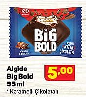 Algida Big Bold 95 ml Karamelli Çikolatalı image