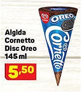 A101 Algida Cornetto Disc Oreo 145 ml