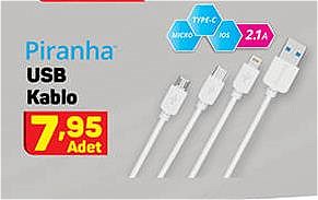Piranha Usb Kablo image