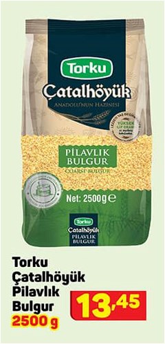 Torku Çatalhöyük Pilavlık Bulgur 2500 g image