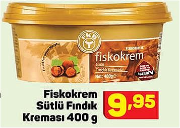 Fiskokrem Sütlü Fındık Kreması 400 g image