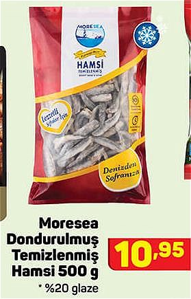 Moresea Dondurulmuş Temizlenmiş Hamsi 500 g image