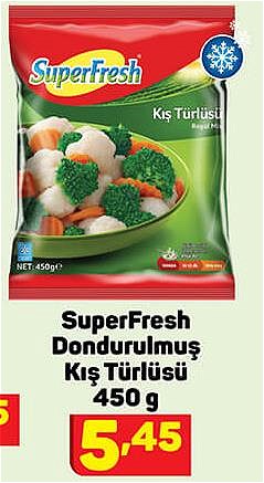 SuperFresh Dondurulmuş Kış Türlüsü 450 g image