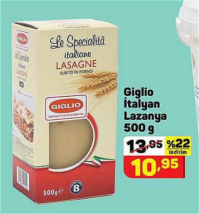 Giglio İtalyan Lazanya 500 g image