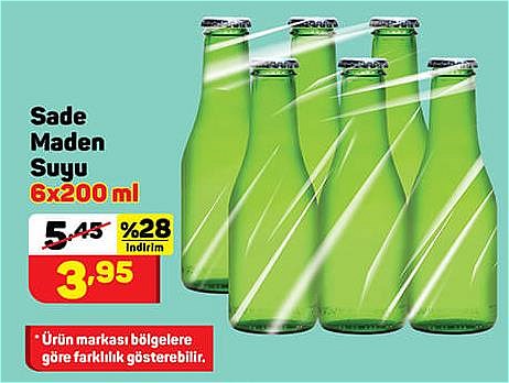 Sade Maden Suyu 6x200 ml image