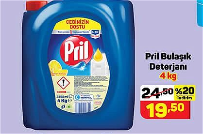 Pril Bulaşık Deterjanı 4 kg image