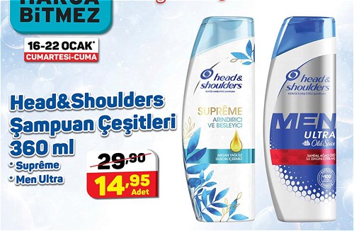 Head&Shoulders Şampuan Çeşitleri 360 ml image