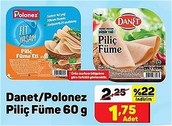 Danet/Polonez Piliç Füme 60 g image