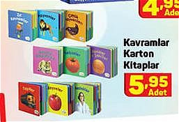 Kavramlar Karton Kitaplar/Adet image