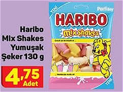 Haribo Mix Shakes Yumuşak Şeker 130 g image