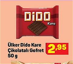 Ülker Dido Kare Çikolatalı Gofret 50 g image